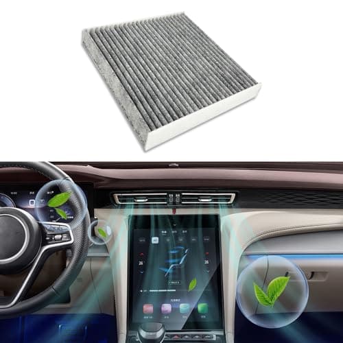 Car Fresh Breeze Air Filter Replacement for Car Passenger Premium Cabin Air Filter with Activated Carbon Auto Compartment Air Filters Fit for Acura Civic CRV Odyssey CSX Replaces CF10134