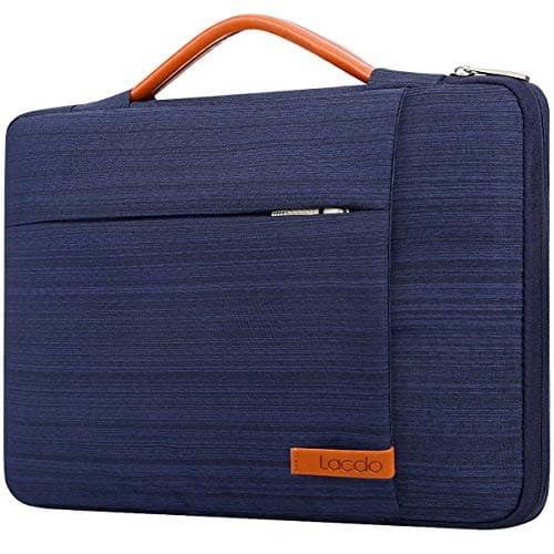 Lacdo 360 Protective Laptop Sleeve Case for 13 inch MacBook Air M5 A3449 2026 M4 A3240 2025 M3 A3113 A2681 A2337 13 MacBook Neo A18 Pro A3404 2026 iPad AirPro 13 M5 Computer Bag Blue