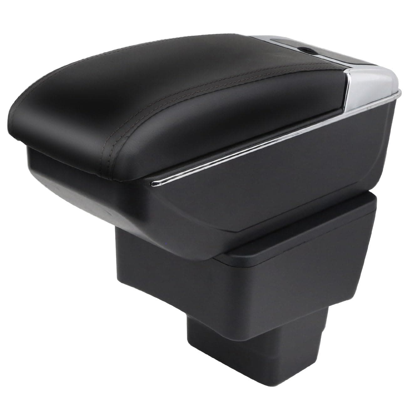 HRCHCG Armrest for Toyota Yaris iA Sedan 2017 2018 Dual Layer Center Console Storage Box With cup holder