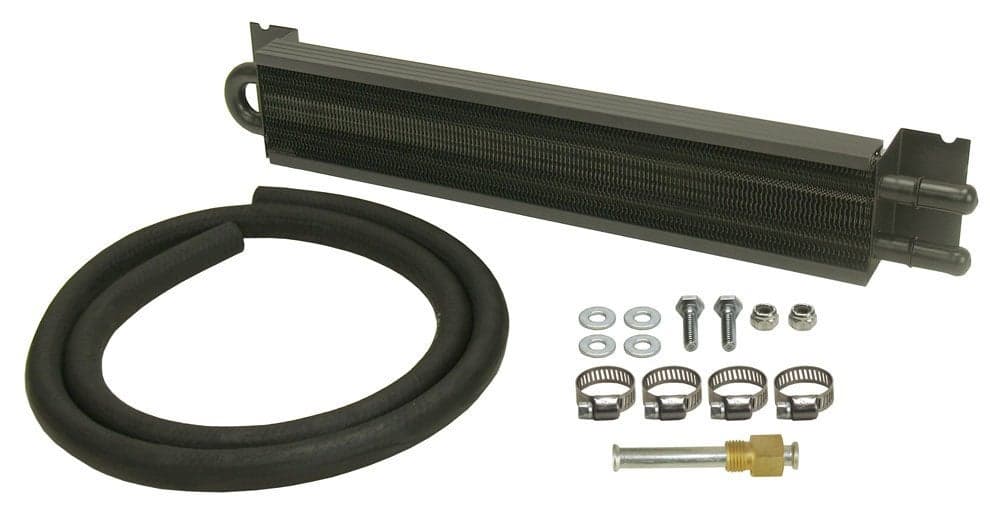 Derale 13220 Frame Rail Transmission Cooler Black