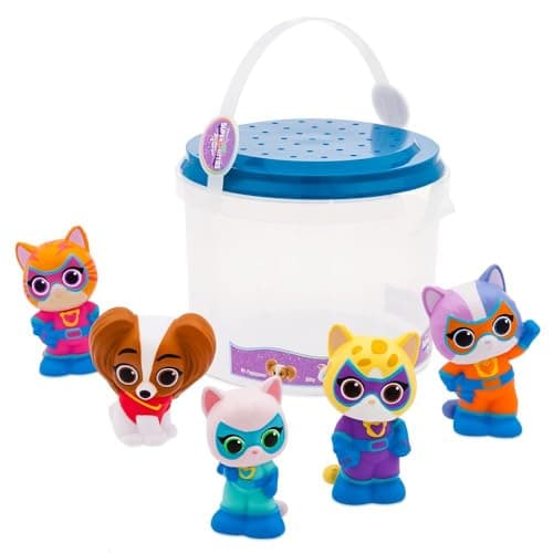 Disney Store Official Bath Set Super Kitties Kids Bath Accessories with Beloved Disney Characters Colorful and Fun Bath Time Essentials for Kids Suitable for All Ages