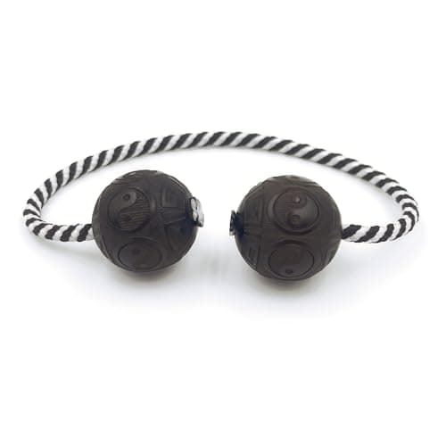 Fidget Beads Skill Toys Eight Diagram Prayer Beads Made of Wooden Worry Beads Fidget Toys Portable EDC Use at Home or on The Go Gifts for Skill Players Black