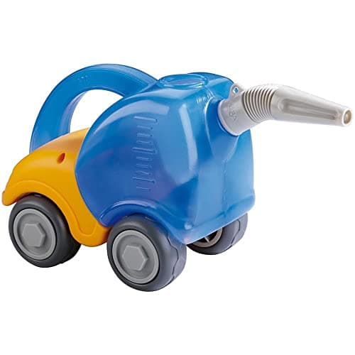 HABA Sand Play Tanker Truck Funnel Beach Trucks to Use in Sandbox for Toddlers 13 Construction Toys and Toddler Beach Toys for 18 Months and Up