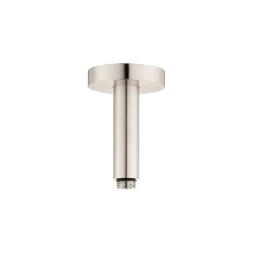 hansgrohe Raindance E Replacement 3-inch Modern Showerarm in Brushed Nickel, for Ceiling Mount Showerhead, 27393821