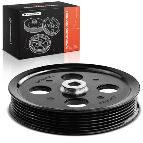 A-Premium Power Steering Pump Pulley Compatible with Jeep Wrangler 2007 2008 2009 2010 2011, V6 3.8L
