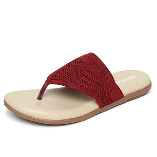 ORTHO JOY Fancy doctor slippers | Comfortable flat sandals for women stylish