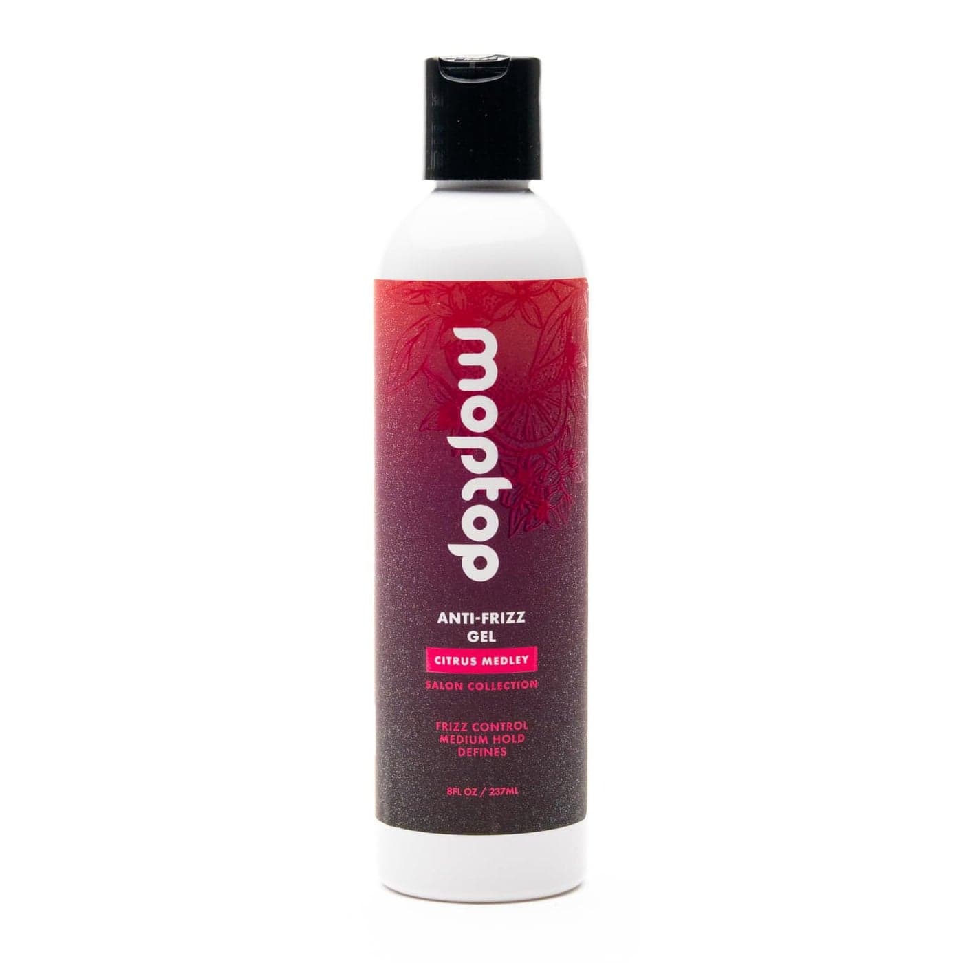 MopTop Salon Anti Frizz Hair Gel Salon Quality Curl Defining Gel to Enhance Wavy Curly and KinkyCoily Hair Medium Hold For Frizz Control with Aloe Sea Botanicals Honey Citrus Medley 8oz