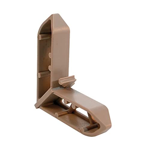 Prime-Line PL 15759 3/4 In. x 7/16 In., Champagne Plastic, Miter Cut Screen Frame Corners (20 Pack)