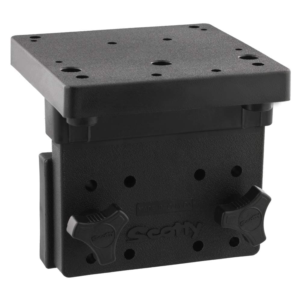Scotty 1025 Right Angle Side Mounting Bracket for Scotty Downrigger Models 1080 1116 BLACK