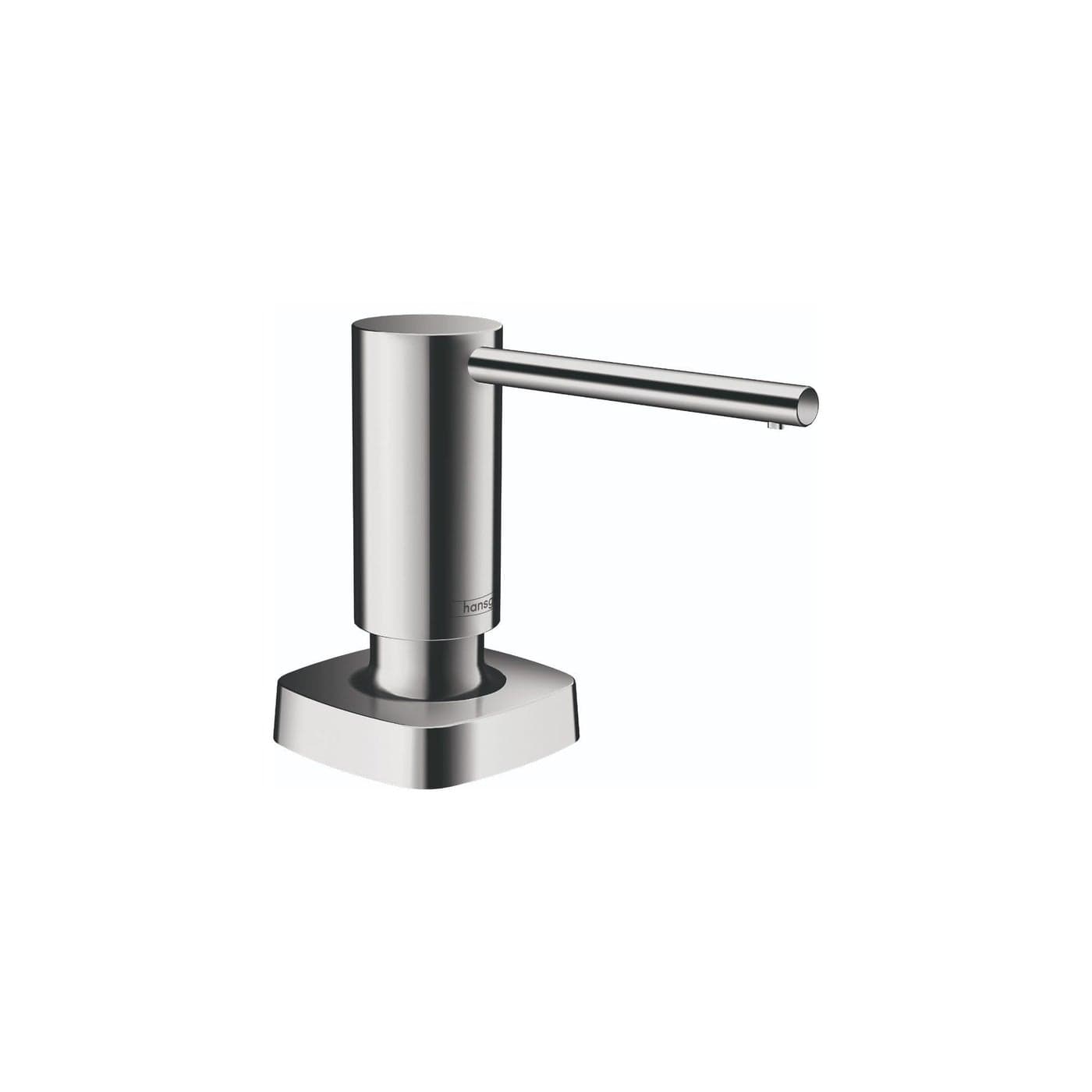 hansgrohe Bath and Kitchen Sink Soap Dispenser Metris 4inch Modern Soap Dispenser in Chrome 40468001