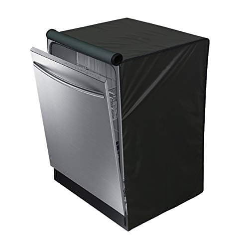 Dishwasher Cover Suitable for All Brands, IFB, Bosch, Siemens, LG, Samsung, Voltas, Godrej, Whirlpool of 12, 13, 14, and 15 Place Setting (61cms X 61cms X 81cms) - DWFLCIMMLR