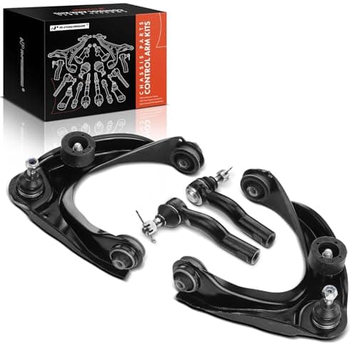 APremium Set of 4 Front Upper Control Arm Outer Tie Rod End Compatible with Ford Fusion 20102012 Lincoln MKZ 2010