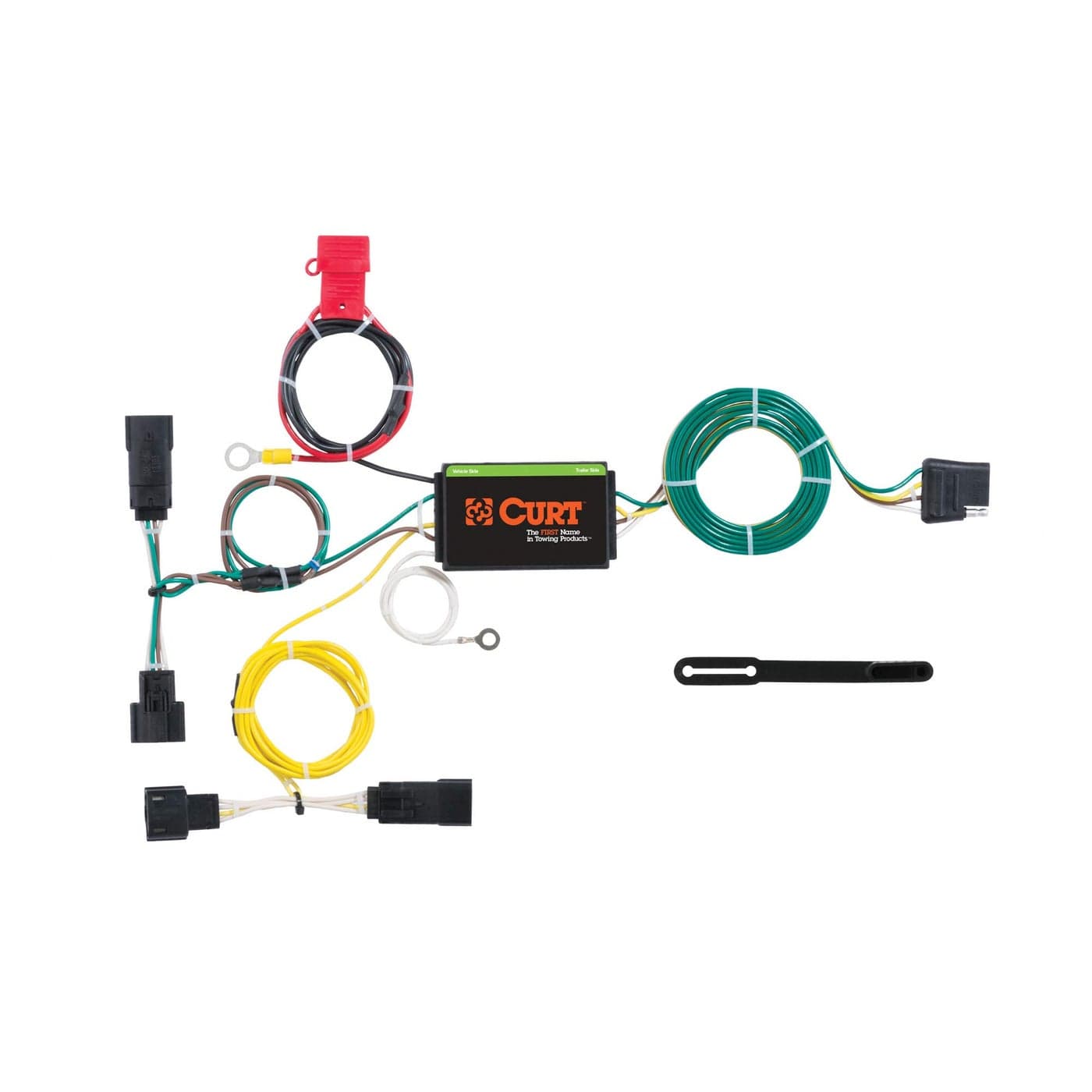 CURT 56234 VehicleSide Custom 4Pin Trailer Wiring Harness Fits Select Dodge Charger