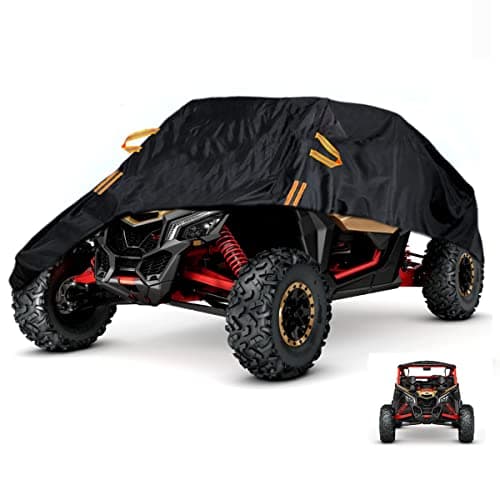 UTV X3 Cover Waterproof Heavy Duty Oxford Cloth All Weather Protection Covers for Can-Am Maverick X3 XMR XRC MR R/X DS RS RC Turbo R 900 HO Polaris RZR/XP Turbo S, 2-3 Seater