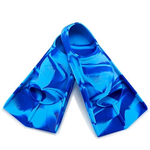Prsca Kids Swim FinsShort Youth Fins Swimming FlippersSwim Training Fins for Lap Swimmingfor Children Girls Boys Beginners