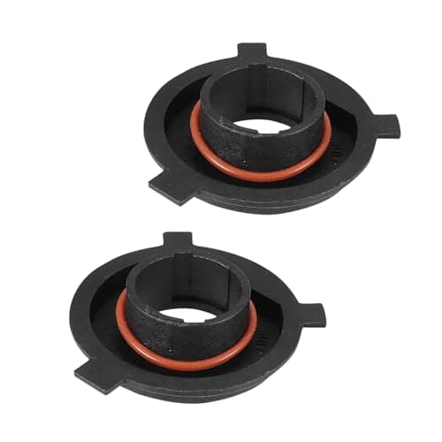 lekiliky 2PCS H4 Car LED Headlight Bulb Retainers HighPerformance Heatresistant Shockproof Bulb Sockets Retainer Holder Plastic Vehicle Lights Buckle Holder with Gasket Rings for Most Cars