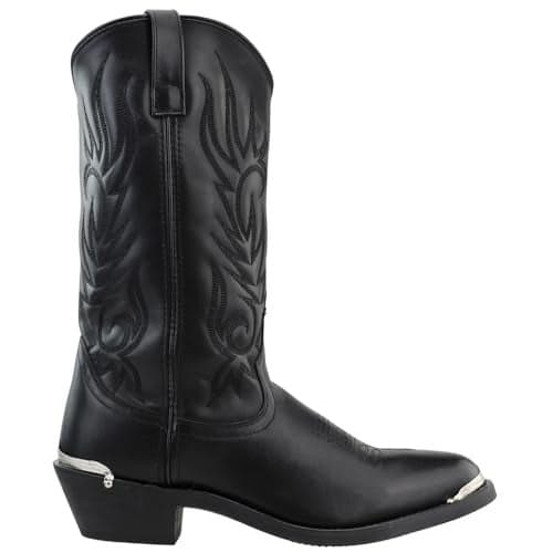 Laredo Mens Mccomb Round Toe Casual Boots Mid Calf - Black - Size 12 D