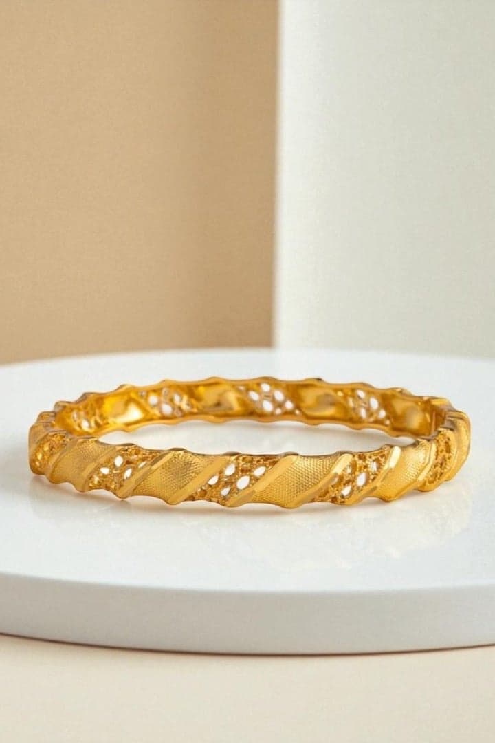 21k Gold Plated Bangle For Women