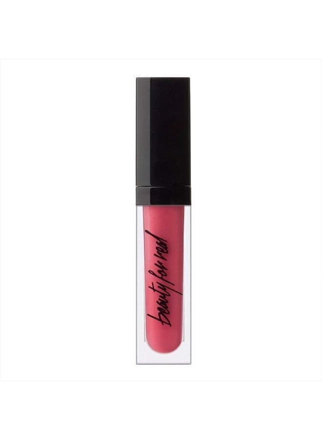Lip Cream + Color, Flash - Bright Pink - High-Pigment, Long-Wear, Moisturizing Formula - Cupuacu Butter, Organic Neroli & Mandarin Oil - With Mirror & LED Light - 0.15 fl oz