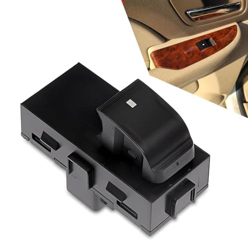 Power Window Switch Control Button 256 x 217 Inches Window Lift Power Button Compatible with GMC Buick Chevrolet Replaces 25877776 22895545 Black