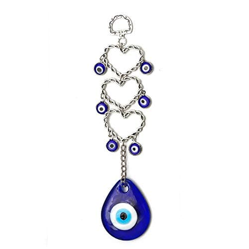 Xtore Lucky Evil Eye (Nazar Raksha) for car/Door/Home/Office Brings Properity | Ready to Hang (Set of 1)