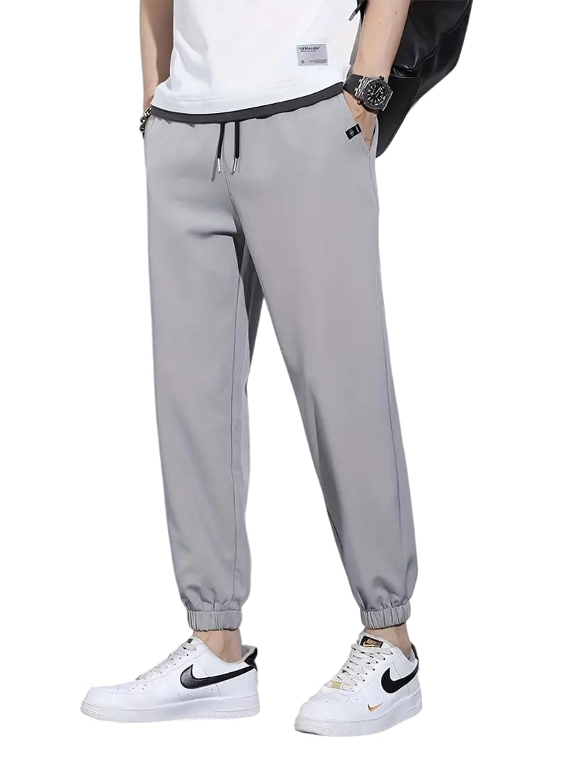Samfor Regular Fit Super Stretchable Track Pant for Men | Sports Stylish Jogger Pant | Trouser Grey