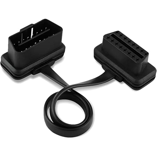 ZFlash OBDII Extension Cable for Emergency Warning Strobe Light Flasher Plug Play OBDII Extension Cable for Flexible Installation Provides Extended Reach