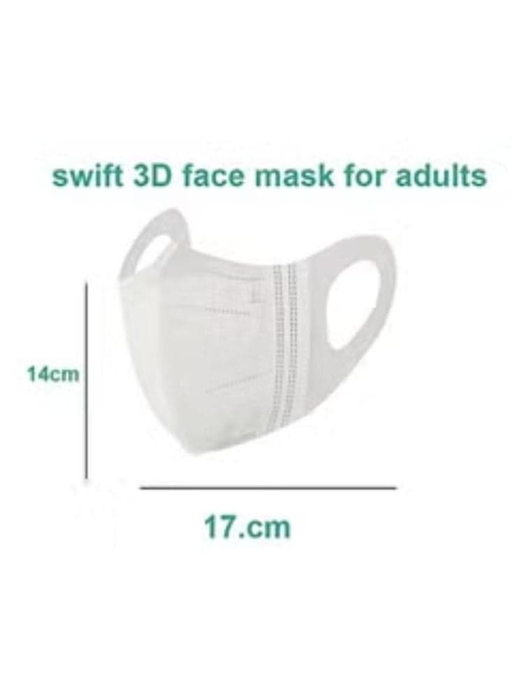 50-Piece 3D Face Mask