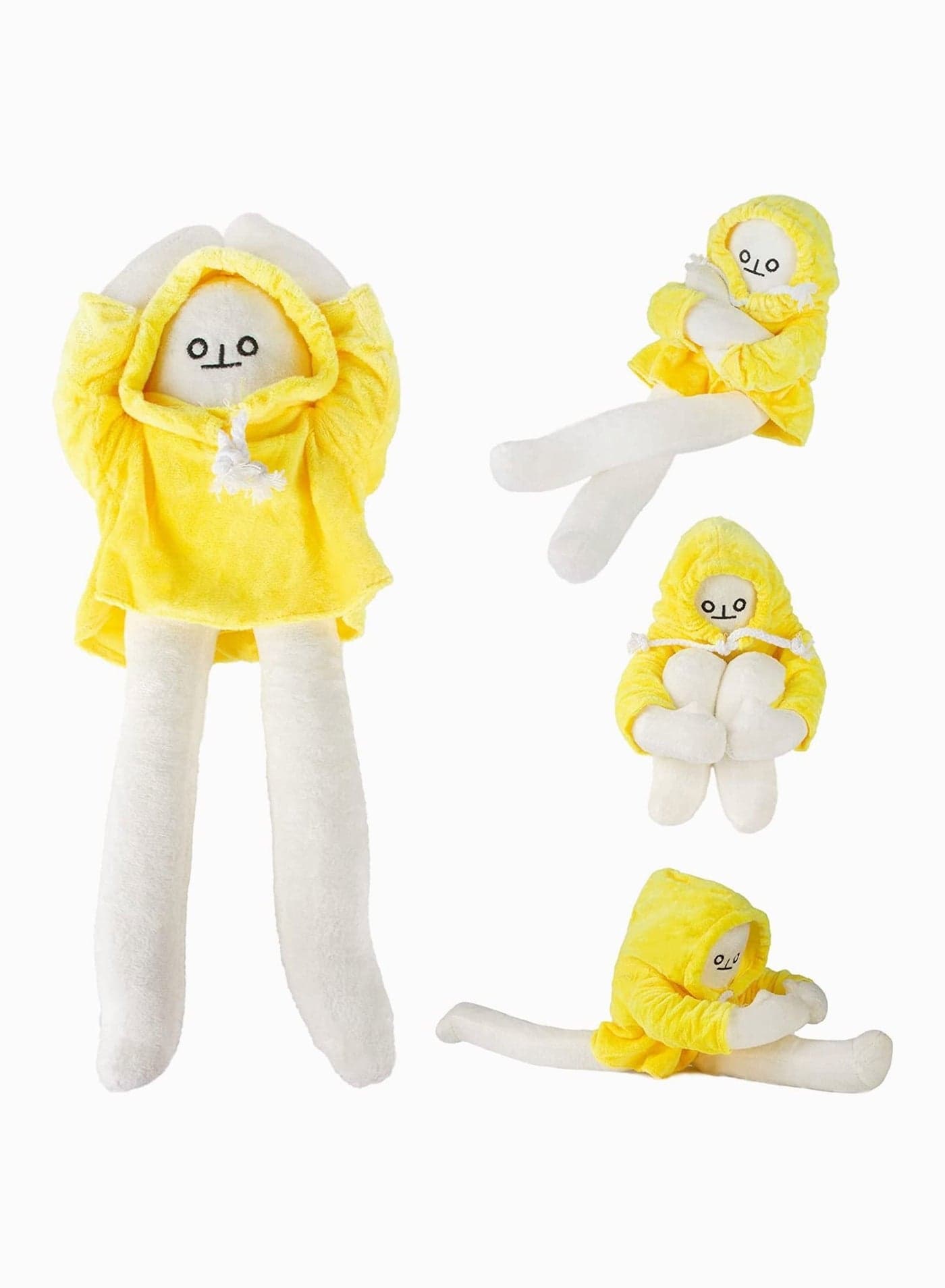 Banana Plush Man Toy, SYOSI Weird Plushies with Magnets Changeable Pose Funny Cute Doll Stuffed Decompression Perfect for Boys Girls Birthday 15Inch