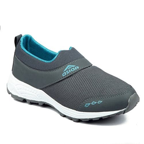 ASIAN F-04 Running Shoes,Gym Shoes,Training Shoes,Walking Shoes,Sports Shoes For Men,GREY,FIROZI,10 Uk