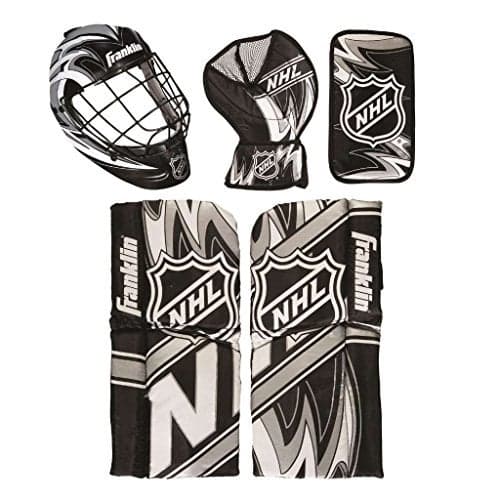 Franklin Sports 12436 NHL Mini Hockey Goalie Equipment with Mask Set