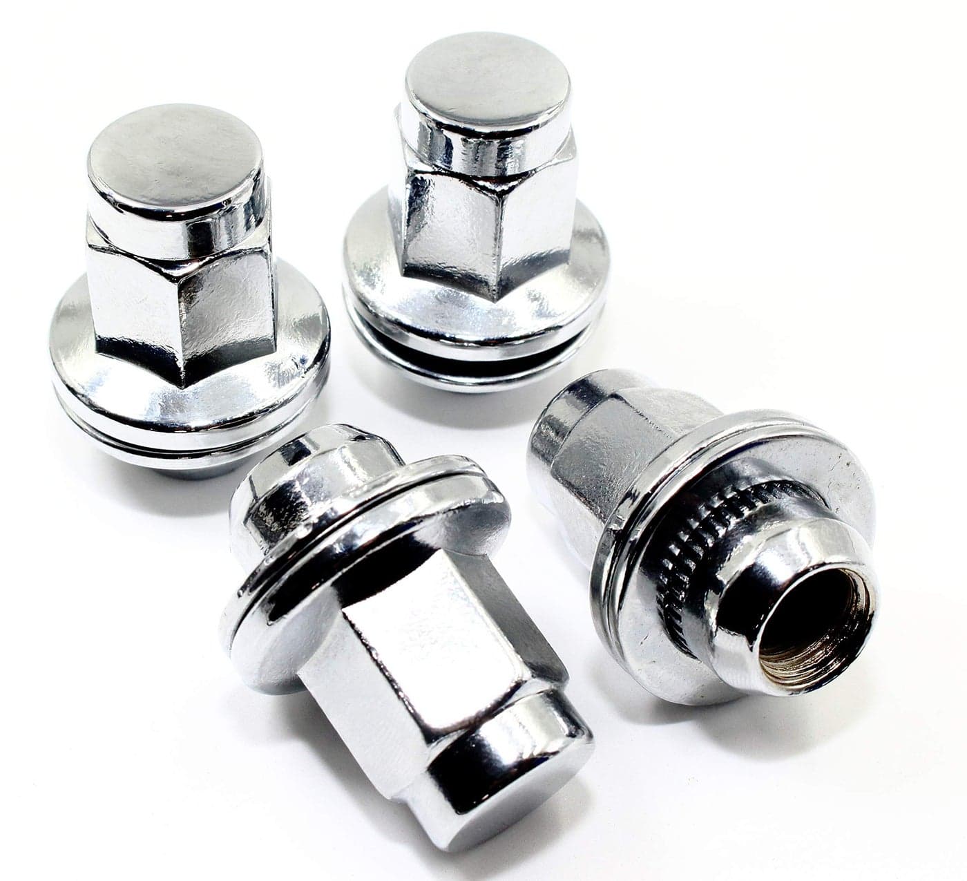 Set of 20 Veritek 14x1.5mm OEM Style Factory 1.80 Inch 7/8 22mm Hex Mag Washer Replacement Chrome Lug Nuts for Toyota Sequoia Landcruiser Tundra Lexus LX