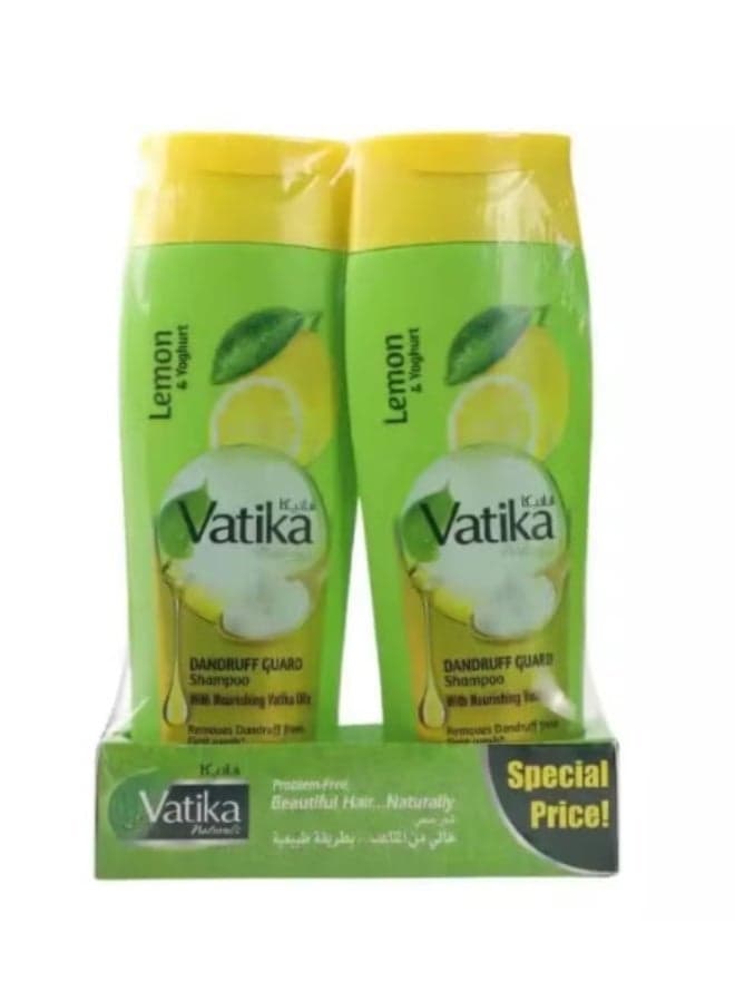 Vatika Anti-Dandruff Shampoo Removes And Prevents Dandruff 400ml X 2