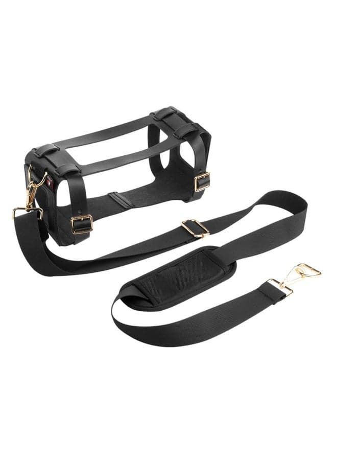 PU Travel Carrying Strap Case for Marshall Middleton Portable Bluetooth Speaker with Shoulder Strap Protective Cover Replacement Strap Carrying Pouch for Marshall Speaker