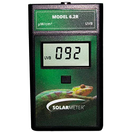 Solarmeter Model 6.2R Reptile UVB Lamp Meter, Handheld Digital UVB Radiometer and Light Bulb Tester for Terrarium & Outdoor Activities, 0-1999 μW/cm2 UVB, Made in USA