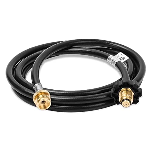 F273704 10ft Propane Adapter Hose for Mr.Heater Big Buddy/Little Propane Tank MH9B MH18B Series & Indoor Outdoor Gas Heater - Portable Propane Hose Extension Quick Connect 1lb Bottle 5 to 20lb Tanks