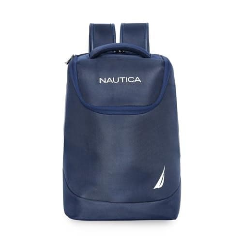 Nautica Unisex 40 CM -18 Litre Laptop Bag | Durable & Stylish Backpack with Ample Storage |Perfect for Men & Women | Fits Upto 15.6" Laptop Compatible | Ideal for Office, Travel & Daily Use, Blue