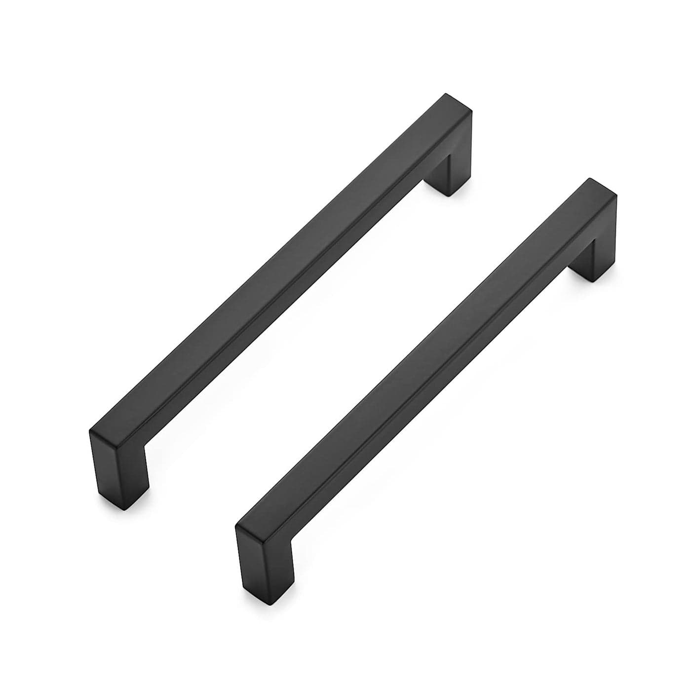 Ravinte 3 Pack 614 Inch Kitchen Square Cabinet Handles Matte Black Pulls Black Drawer Pulls Kitchen Cabinet Hardware Handles