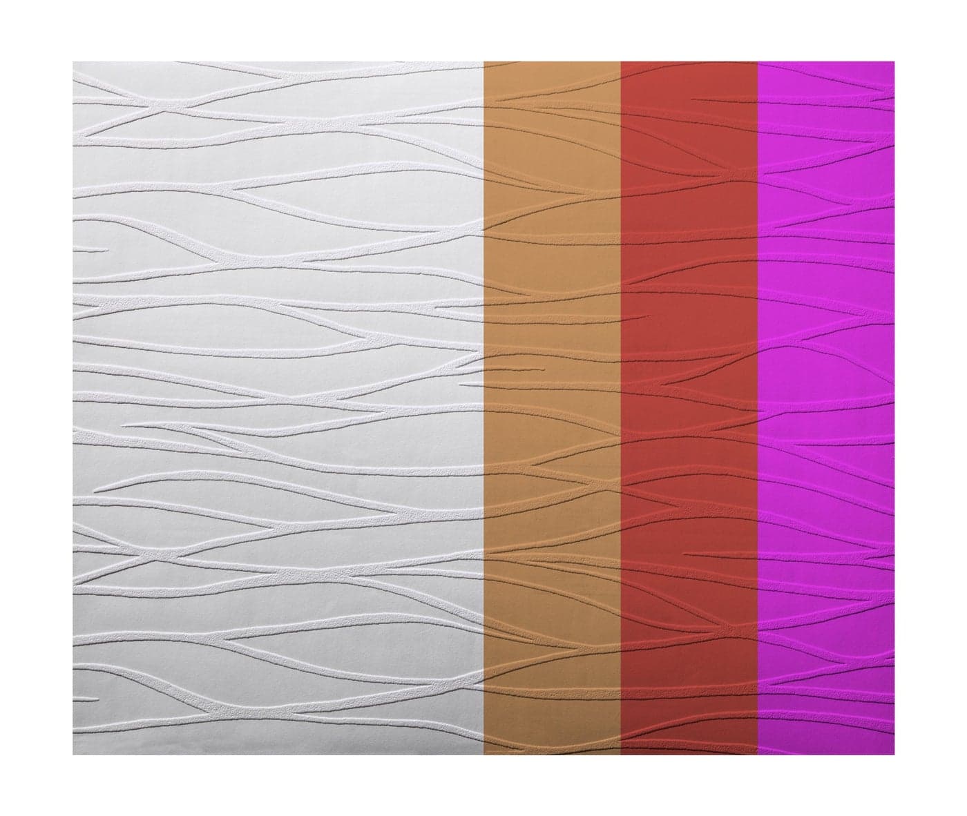 RoomMates York Wallcoverings Patent Decor PT9418 Textured Tidal Swell Paintable Wallpaper, White