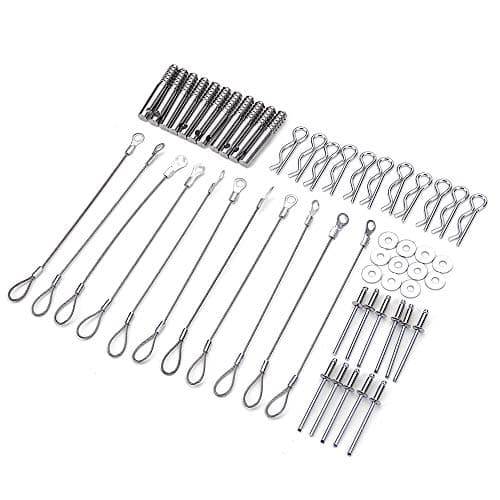 Chelhead Clutch Cover Pin Kit, Easy Belt Quick Release Belt Cover Tool X3 Clutch Cover Gasket Compatible with Can Am Maverick X3 2017 2018 2019 2020 2021 2022 2023 (Pack of 11)