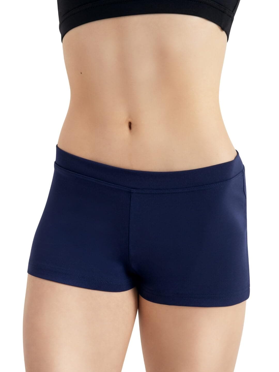 Capezio Women's Low Rise Boy Cut Short,Navy,Small