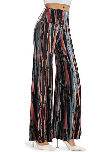Arolina Women's Stretchy Wide Leg Palazzo Lounge Pants Casual Comfy High Waist Palazzo Pants