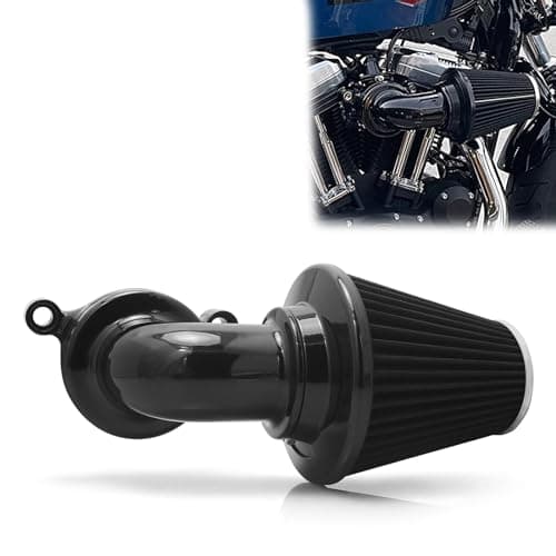 For harley air cleaner filter sportster street road glide king for harley davidson motorcycle air intake (Nake style -Black, A-For Sportster XL models)