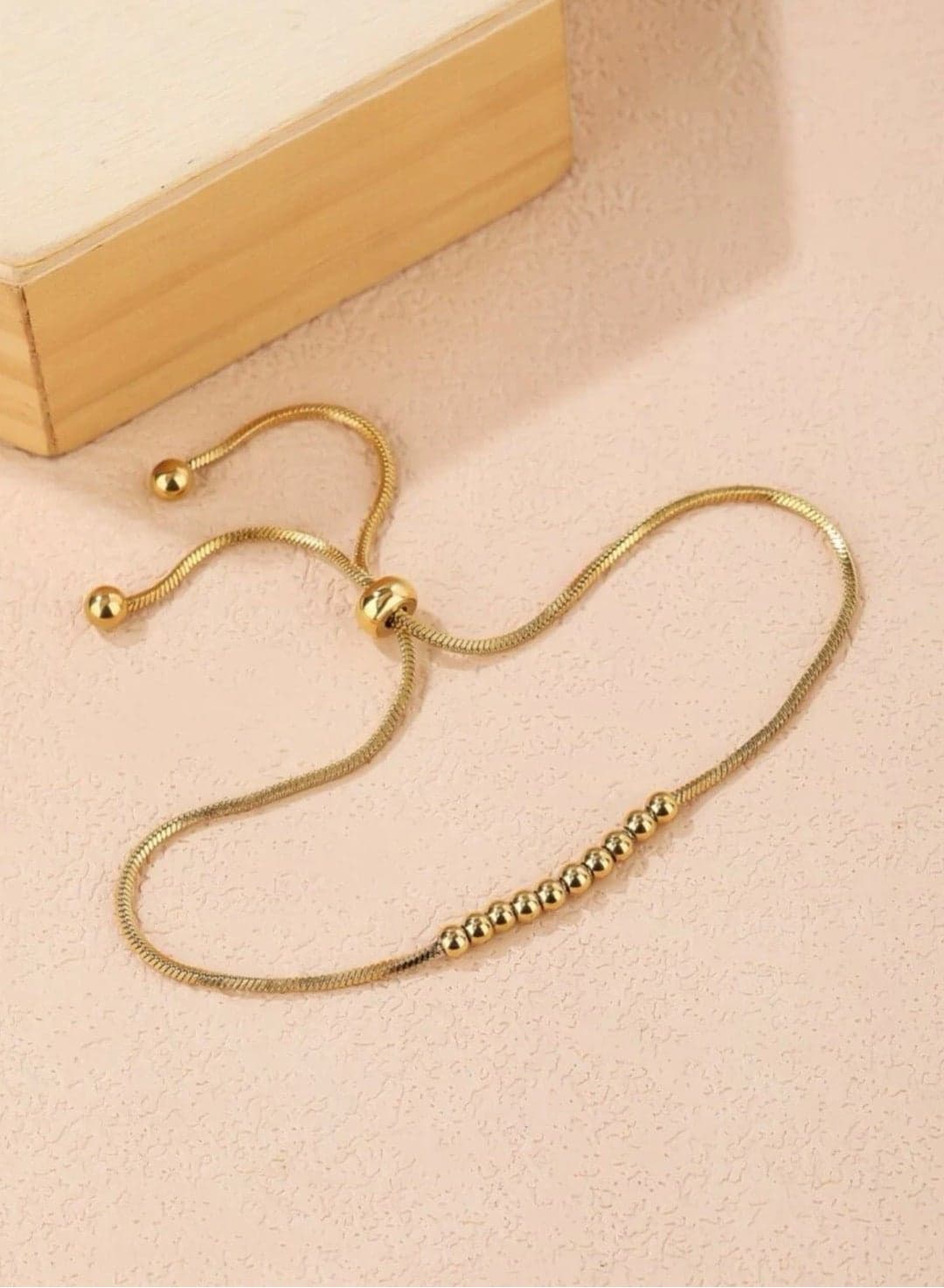 Elegant Gold Plated Stainless Steel Bracelet For Women