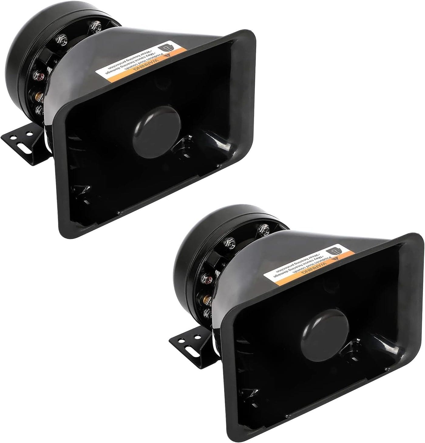 FEXON High Performance Siren Speaker - Compatible with 100-200 Watt Sirens (2 pcs)