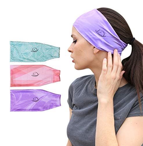 myMareCo Equestrian Headbands for Women, Under Riding Helmet Bands, Sportswear Wide Hair Wrap Suitable for Use with Bike Helmets, Yoga & Hiking