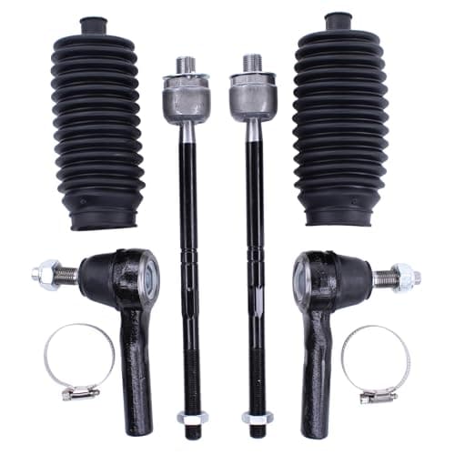 ApplianPar Front Inner and Outer Tie Rod Ends with Boots for Ford Explorer and Sport Trac Mercury Mountaineer 2006-2010