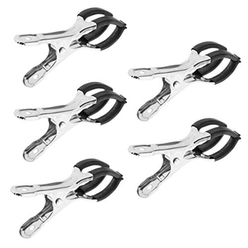 Jiayouy Pack of 5 Pcs Saxophone Button Key Pad Indentation Clip Sax Key Clamps Woodwind Instrument Repair Tool