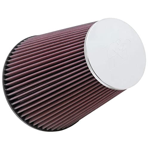 K&N High-Flow Original Lifetime Universal Clamp-On Air Filter: High Performance, Premium, Washable: Flange Diameter: 6 In, Filter Height: 9 In, Flange Length: 0.625 In, Shape: Round Tapered, RC-5046