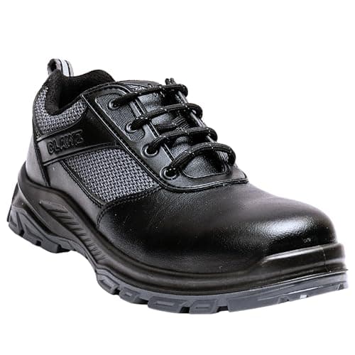 Hillson Safety Shoe CLAWZ CL-06 | Most Comfortable Industrial Footwear with Orthobounce In-Socks, Microfiber Washable Upper, DD-PU Sole, 200J Steel Toe, Heat, Water & Oil Resistant | Size 09 INDIA/UK